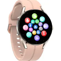 INF Montre intelligente avec appels ECG et Bluetooth Rose