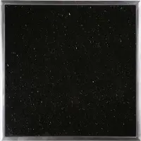 Ideenreich Installation d'un plateau en granit Galaxy Star dans un bac en acier inoxydable de 250 x 250 x 10 mm