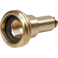 Lampa Adaptateur pour bouteille de gaz LPG, modèle Acme, filetage M14, longueur 80 mm, en laiton