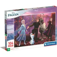 Clementoni puzzle 104 pièces Super La Reine des Neiges 25771