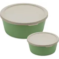Koziol Connect Box Set de boîtes de conservation 2 pièces - 400 et 890 ml