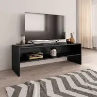 Prolenta Maison Exclusive - Meuble TV noir 120x40x40 cm Matériau dérivé du bois