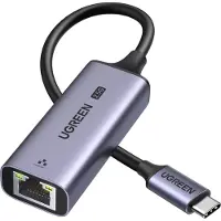 UGREEN Adaptateur Ethernet Cm648, Usb-C Do Rj45, 2.5G (Czarny)