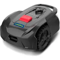 Goodyear Robot Tondeuse Sans fil 500m2 Installation facile 3 lames Mulching Coupe Ø18cm 45% Retour à la base Autonome