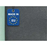 Tapiso Tapis de gazon PEMBA gris foncé Hauteur : 4mm Balcon Terrasse 100 x 570