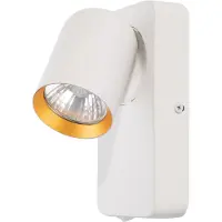 Milagro Applique Andy 1Xgu10 blanc + or Spots de plafond Applique