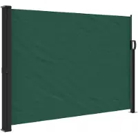 Syfax Auvent latéral rétractable vert foncé 140x600 cm