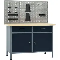 Syfax Établi avec 3 panneaux muraux