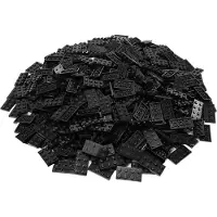 LEGO 2X4 Panneaux de construction Noir - 3020 NOUVEAU Quantité 250x