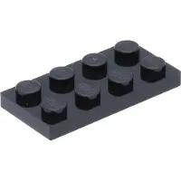 LEGO : 50 Plaques, Größe 2x4 Noppen en noir