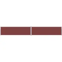 Syfax Auvent latéral rétractable Marron 180x1200 cm