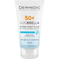 Dermedic Sunbrella Crème solaire ultralégère SPF 50 + pour peaux sèches et normales, 40 ml (PRODUIT D'ALLEMAGNE)