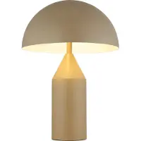 Globo Lampe de table design Atoma brun sable