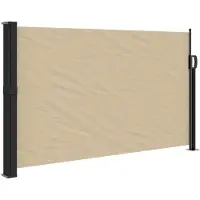 Syfax Auvent latéral rétractable beige 120x600 cm