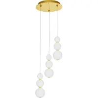 Nova Luce Lustre LED Flea, Variante : 23 W LED, Ø 310 mm