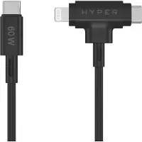 Hyper USB-C Kabel HyperJuice Noir 1,5 m