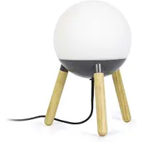 Faro Lampe de table Mine blanc, gris foncé - Reddot Award 2018