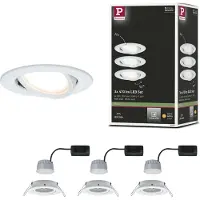 Paulmann LED encastré Nova set de base orientable