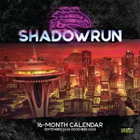 Catalyst Game Labs Shadowrun 16 Month Calendar Game Maps - Tabletop-Rollenspiel - ENG Edition