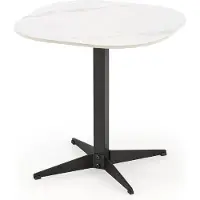 Halmar Table basse BORNA S marbre blanc