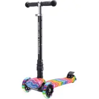 Boldcube Grande trottinette à 3 roues / Trottinette pour enfants à partir de 5, 6 et 7 ans - Astro Dream