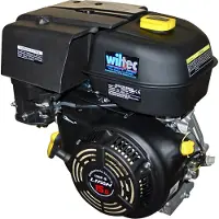 Wiltec LIFAN Moteur Essence 190 Démarrage manuel Monocylindre 10kW (15CV) Lanceur Petites machines & karts 4 temps Refroidi par air Vilebrequin 25,4mmsoupapes OHV & cylindrée 420 cm³