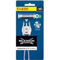 Wilkinson Sword Essentials 3 Hybrid rasoir + têtes de rechange 4 pcs