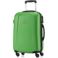 Suitsuit HAUPTSTADTKOFFER - Wedding - Bagage à main valise rigide trolley valise à roulettes valise de voyage 4 roues doubles, valise cabine TSA, 55cm, 42 litres,vert clair