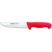 Arcos Couteau de boucher couleur - Prof 291622 acier inoxydable nitrum et mangue ergonomique polypropylène rouge et 18 cm de lame, vitrine