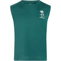 Protest Canwood Sleeveless Rash Guard Vert,Bleu S Homme