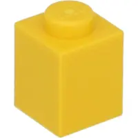 LEGO 50x pierre 1x1, jaune