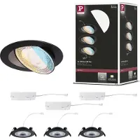 Paulmann LED à encastrer Aumus, set de 3 lampes