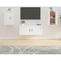 Prolenta Maison Exclusive - Meubles TV 2 pièces Blanc 40x34,5x60 cm