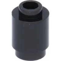 LEGO brique ronde 1x1 schwarz