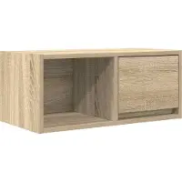 Syfax Meuble TV chêne sonoma 60x31x25,5 cm bois d'ingénierie