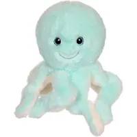 GIPSY TOYS Peluche pieuvre - bleu, 32 cm