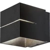 Rabalux Applique cubique moderne G9 noir mat Kaunas 7017