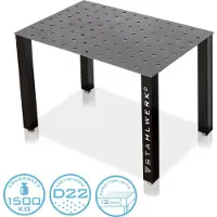 Stahlwerk Table de soudure kit de bricolage plateau de travail 12 mm très résistant S355 acier