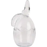 Clayre & Eef Pot en verre Oeuf 9x8x17 cm Verre transparent