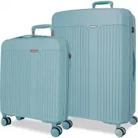Joumma Bags Movom New Trendy Turquesa Reisekoffer-Set, 68cm/55cm, 5388923