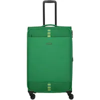 Travelite Rügen 4 roues bagage souple Trolley L 4 roues valise 78 cm 3,4 kg 080949, Couleur:Vert