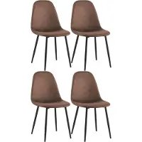 CLP lot de 4 chaises de salle à manger Napier
