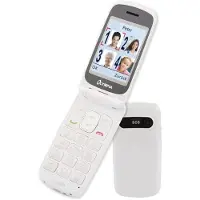 Olympia PRIMUS - Téléphone de service - double SIM - microSD slot - Écran LCD - blanc