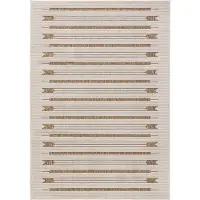 Benuta tapis intérieur & extérieur Kaleo Crème/Beige 240x350 cm tapis de salon tapis d’extérieur rectangulaire motif moderne poil ras scandinave
