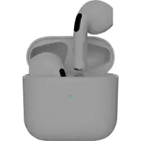Akai Écouteurs Bluetooth sans fil Air Buds Ultra Slim, couleur argent