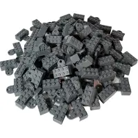 LEGO 2x4 Pierre magnétique Aimant gris foncé - 74188c01 NOUVEAU Quantité 10x