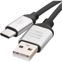 Emos Câble de charge et de données USB-A 2.0 / USB-C 2.0, 1 m, noir, SM7025BL