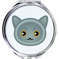 Art-Dog Miroir de poche British Shorthair de la marque