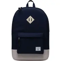 Herschel Heritage Backpack 10007-05740, Sac à dos, unie, bleu foncé, Taille : One size