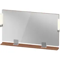 Duravit Sivida miroir, chrome, 1250x36x650mm, éclairage à poser, interrupteur à détecteur, raccordement au réseau, SV7424010790000